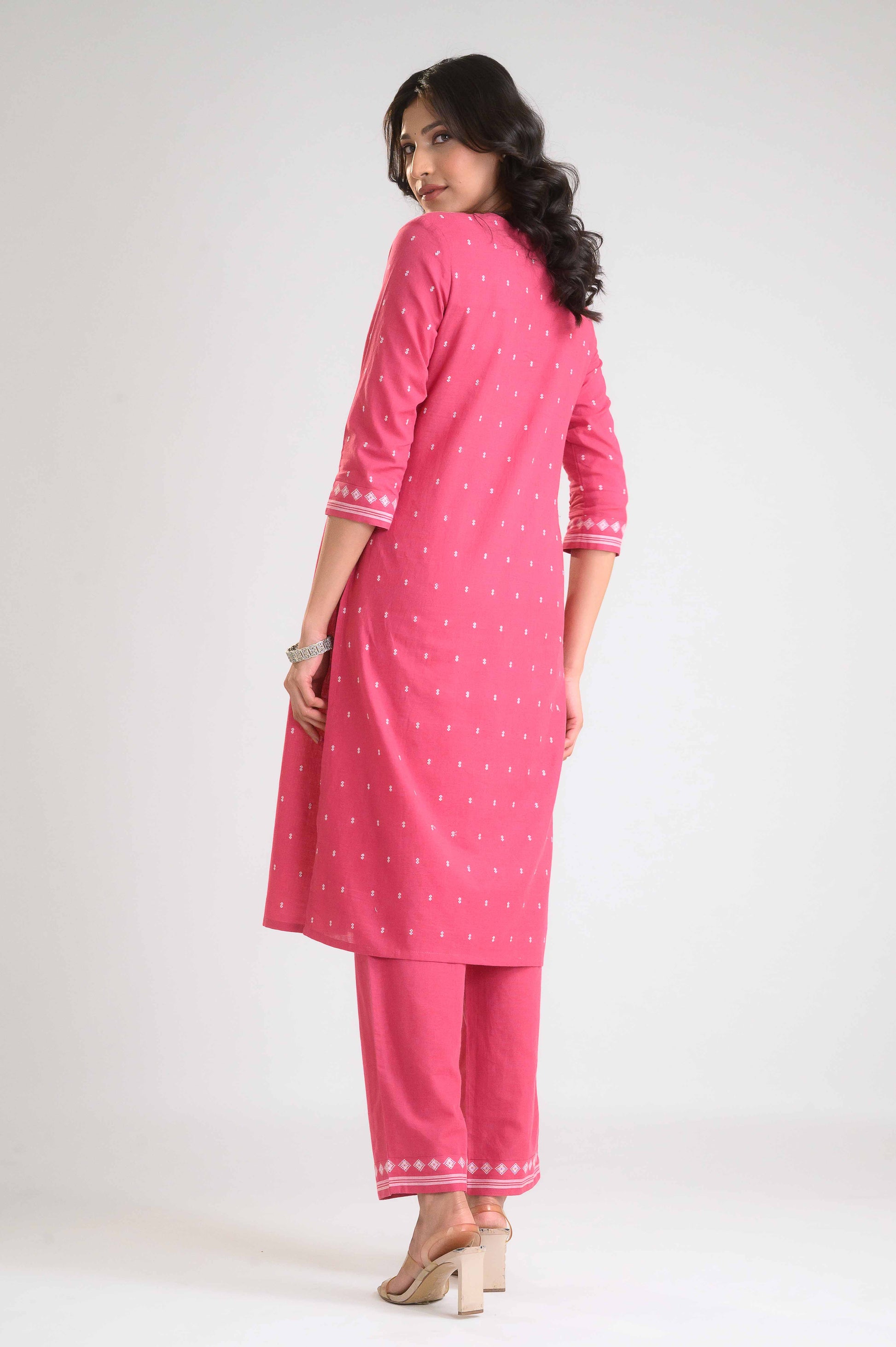 Product Carousel Image 5: Everyday Jamdani Glow Kurta Set
