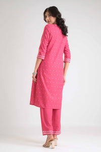 Everyday Jamdani Glow Kurta Set - Etiquette Apparel