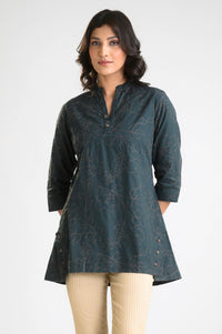 Timeless Embroidered Charm Top - Etiquette Apparel