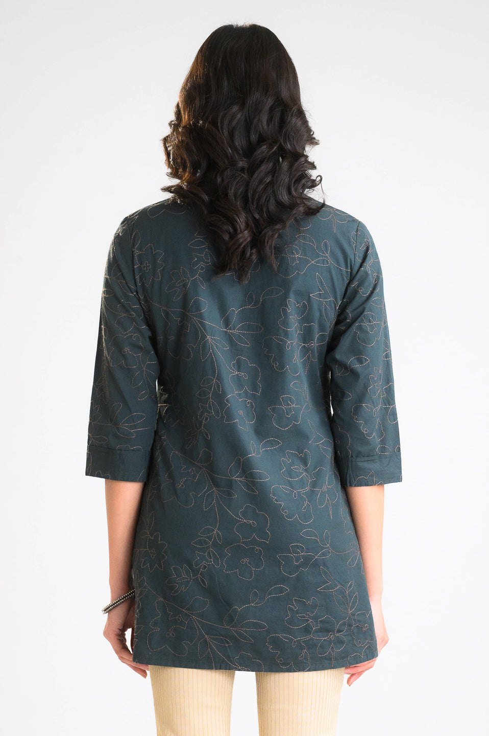 Timeless Embroidered Charm Top - Etiquette Apparel