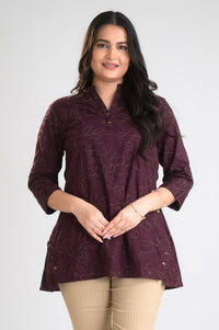 Timeless Embroidered Charm Top - Etiquette Apparel