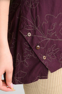 Timeless Embroidered Charm Top - Etiquette Apparel