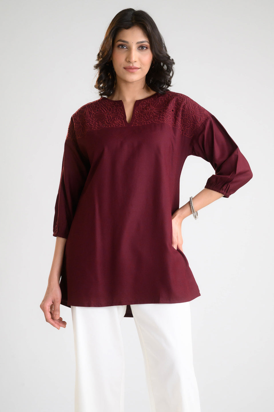 Product Carousel Image 2: Noir Elegance Short Top