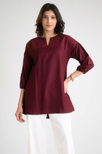 Noir Elegance Short Top - Etiquette Apparel