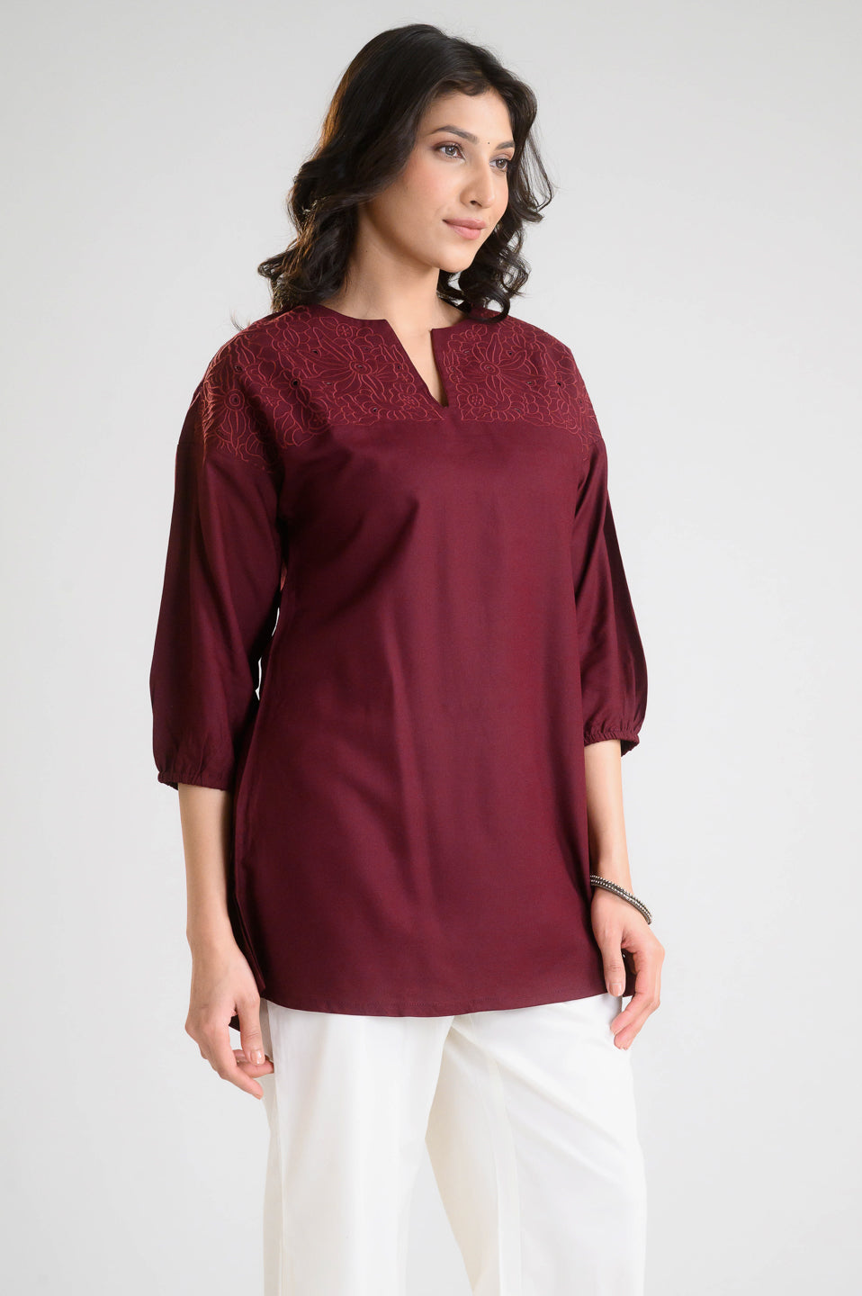 Product Carousel Image 4: Noir Elegance Short Top