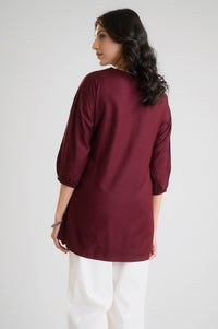 Noir Elegance Short Top - Etiquette Apparel