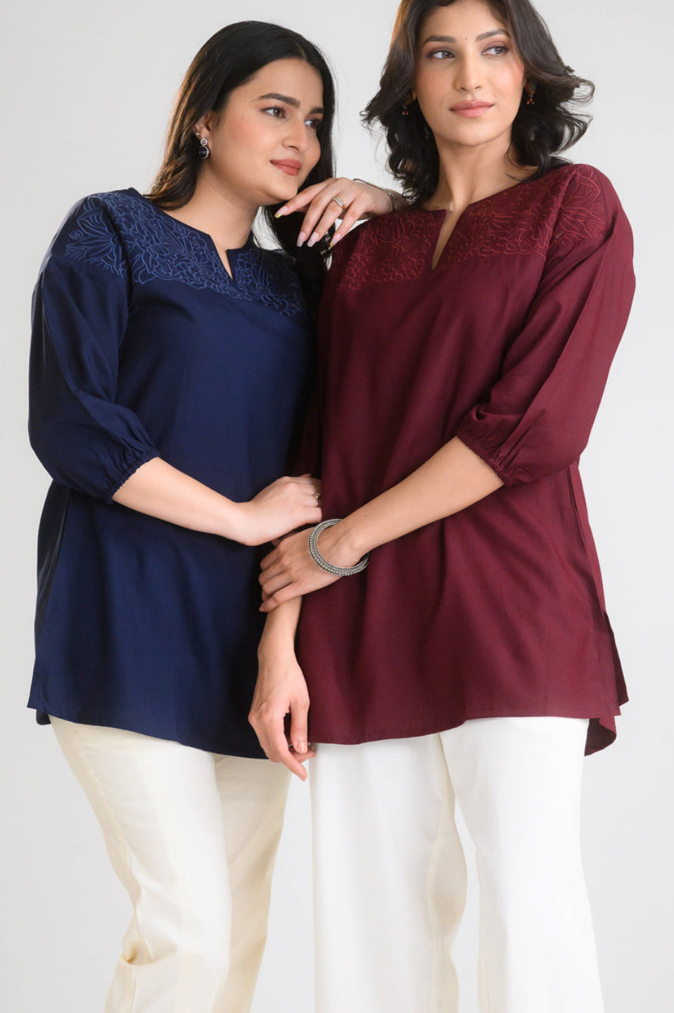 Product Carousel Image 1: Noir Elegance Short Top