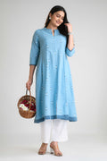 Product Carousel Image 1: Jamdani Kalidar Kurta