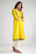 Product Carousel Image 3: Bright Pop Jamdani Kurta