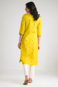 Bright Pop Jamdani Kurta - Etiquette Apparel