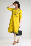 Product Carousel Image 2: Bright Pop Jamdani Kurta