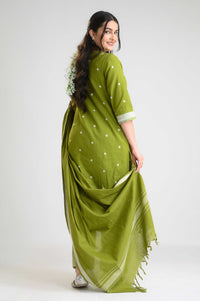 Sunshine Hues Jamdani Kurta Set - Etiquette Apparel