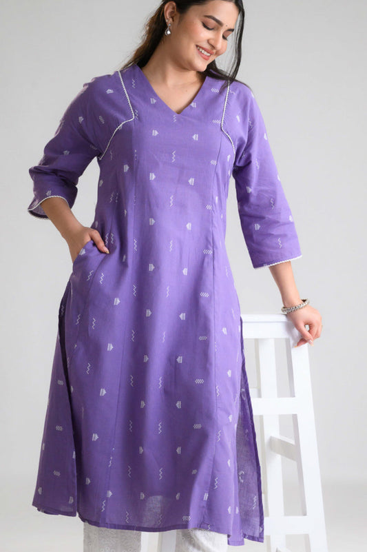 Festive Pastel Glam Kurta - Etiquette Apparel