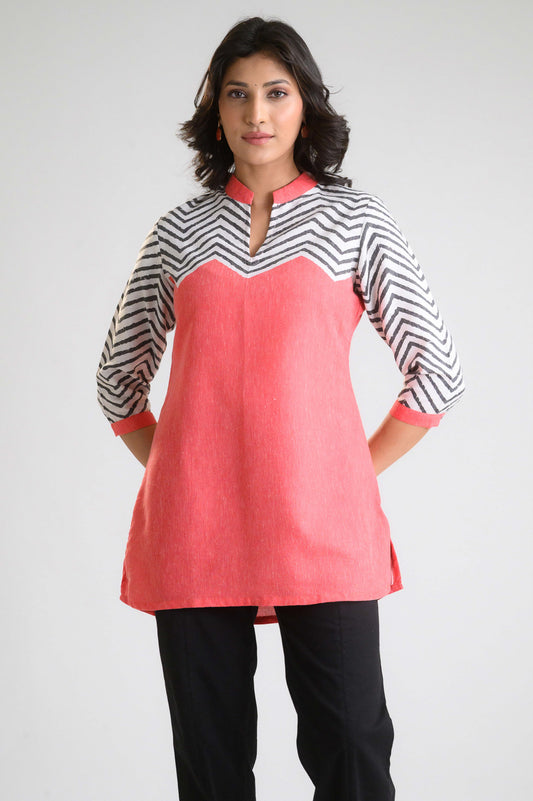 Chevron Play Bright Top - Etiquette Apparel