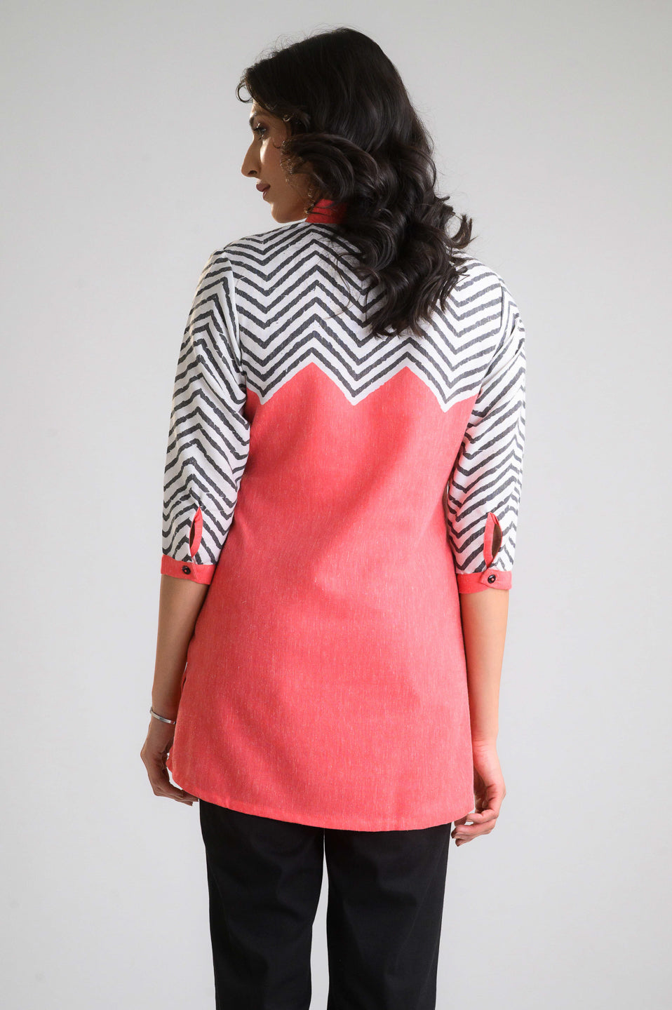 Chevron Play Bright Top - Etiquette Apparel
