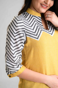 Chevron Play Bright Top - Etiquette Apparel