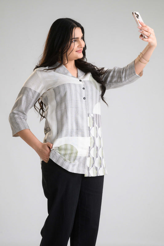 Graphic Glow Edit Short Top - Etiquette Apparel