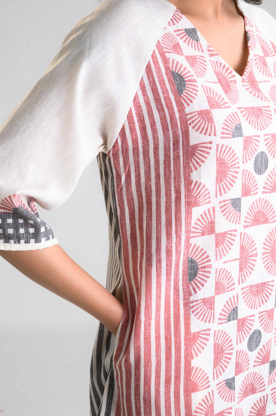 Product Carousel Image 3: Urban Raglan Kurta