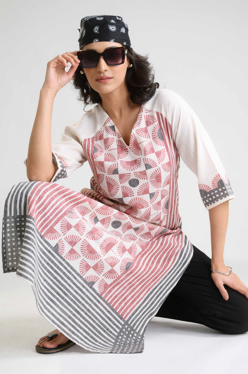 Product Carousel Image 1: Urban Raglan Kurta