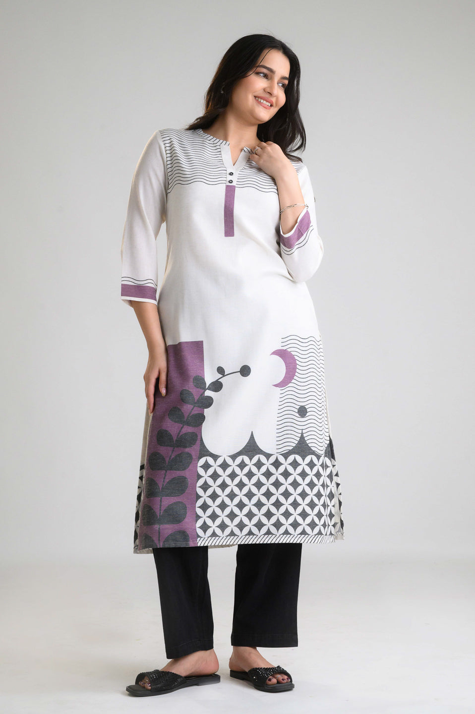 Tidal Trend Kurta - Etiquette Apparel