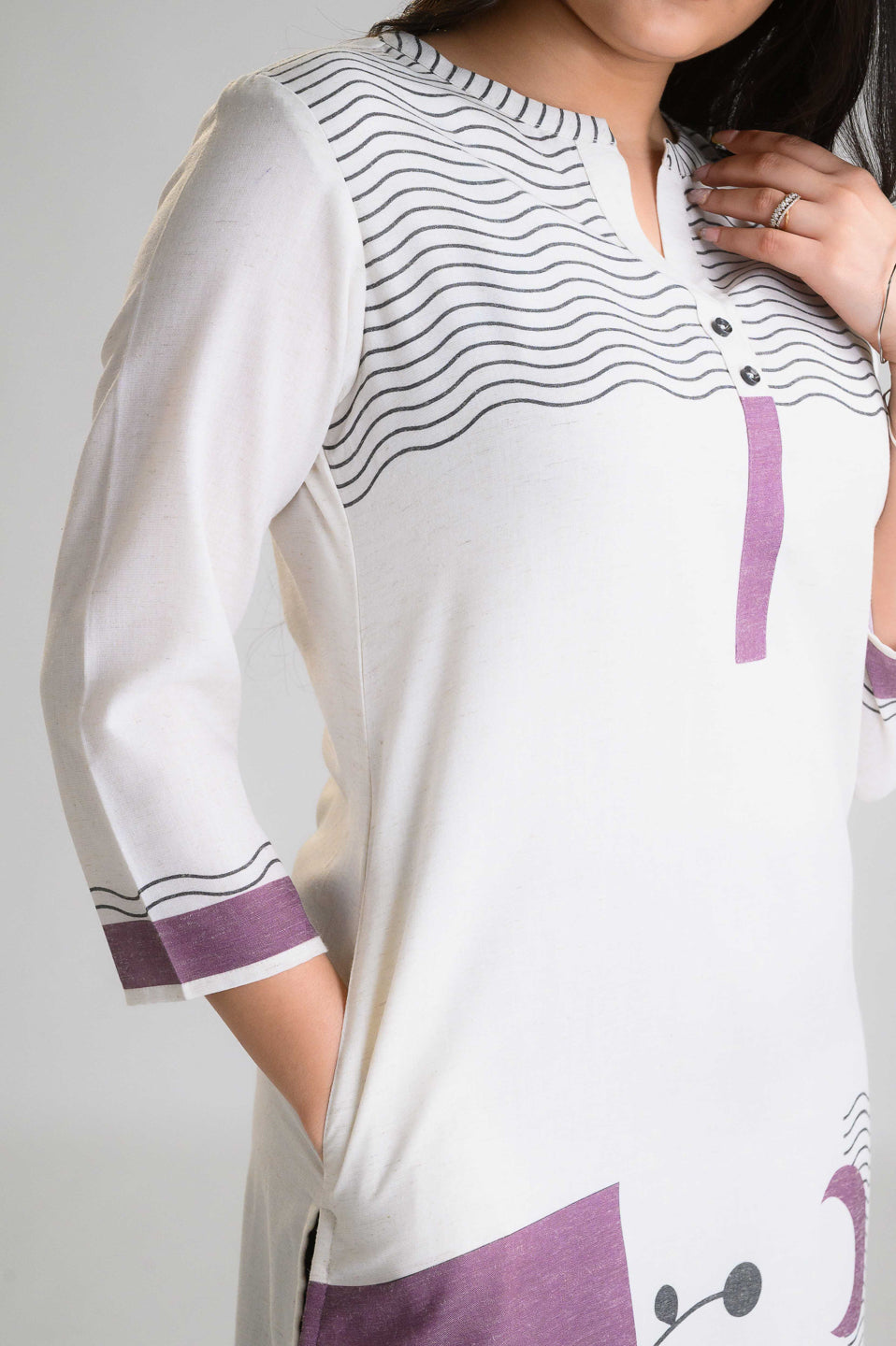 Tidal Trend Kurta - Etiquette Apparel