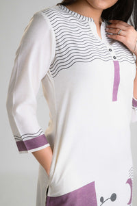Tidal Trend Kurta - Etiquette Apparel