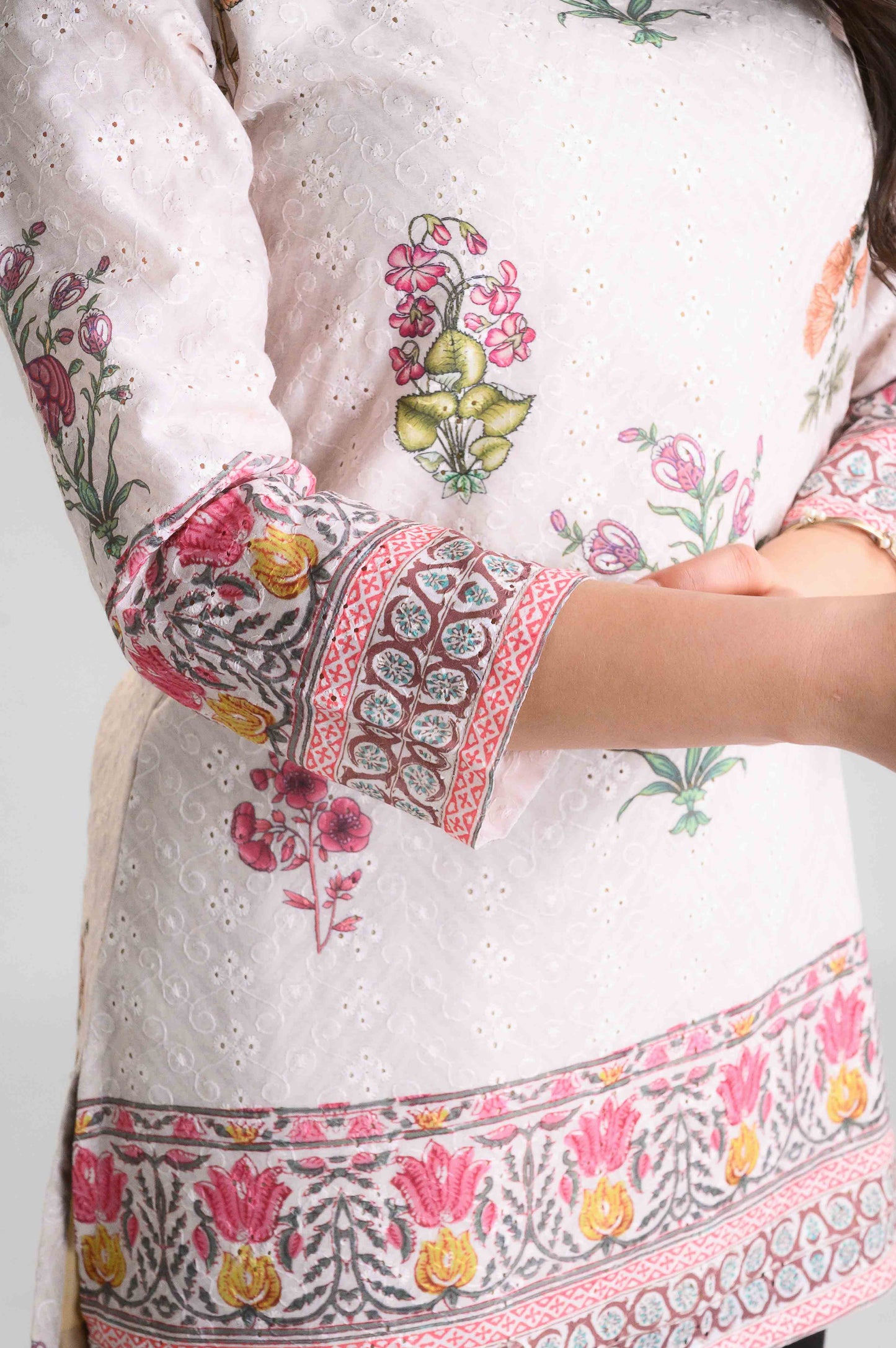 Imperial Blossom Short Top - Etiquette Apparel