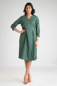 Stripe me Bold Dress - Etiquette Apparel