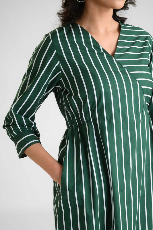 Stripe me Bold Dress - Etiquette Apparel