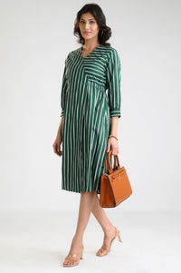 Stripe me Bold Dress - Etiquette Apparel