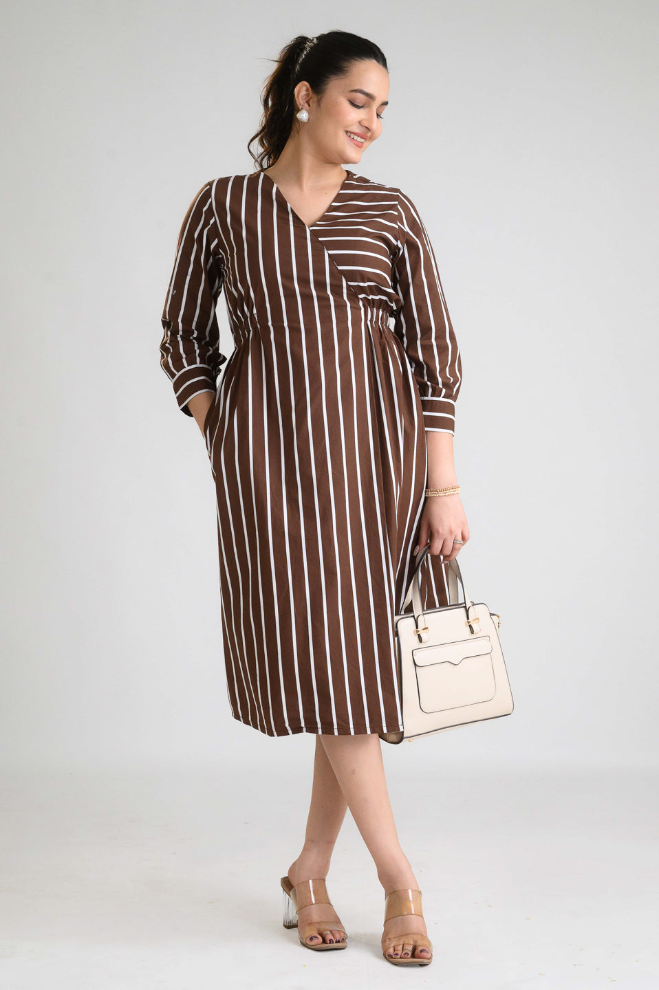 Stripe me Bold Dress - Etiquette Apparel