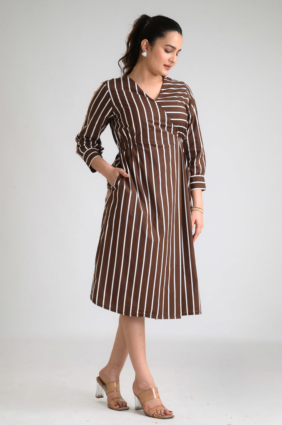 Stripe me Bold Dress - Etiquette Apparel
