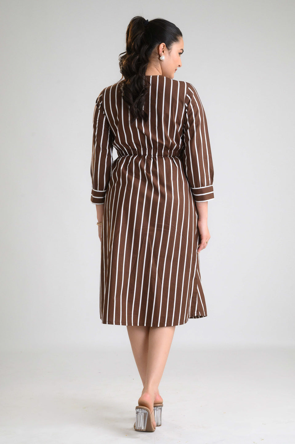 Stripe me Bold Dress - Etiquette Apparel