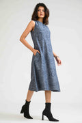 Product Carousel Image 0: Simply Denim, Simply Stunning Sleeveless Dress