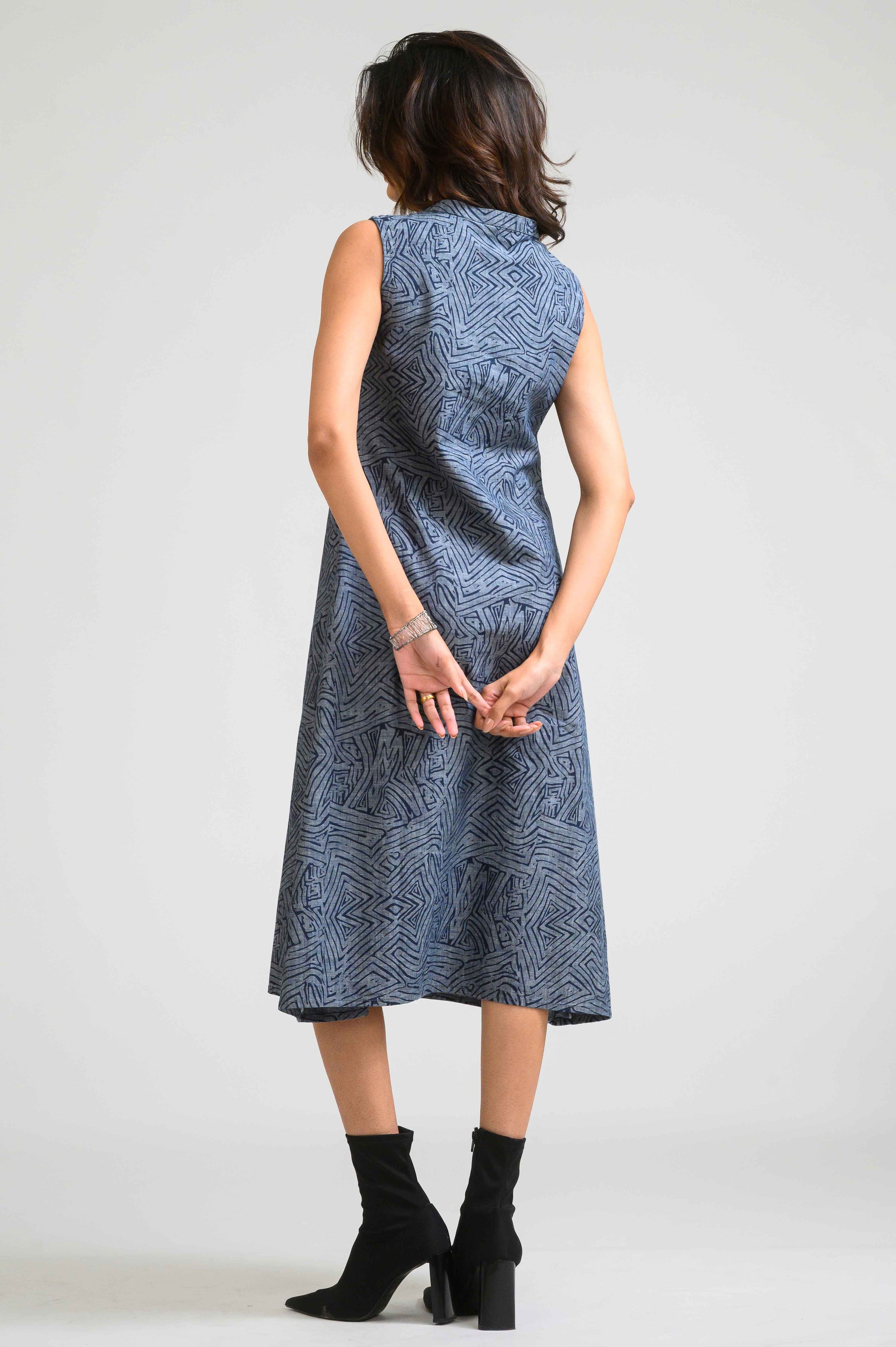 Product Carousel Image 5: Simply Denim, Simply Stunning Sleeveless Dress