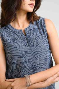 Simply Denim, Simply Stunning Sleeveless Dress - Etiquette Apparel