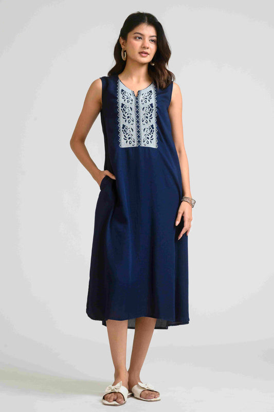 Denim Made Desi Dress - Etiquette Apparel