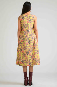Into the Tropics Sleeveless Dress - Etiquette Apparel