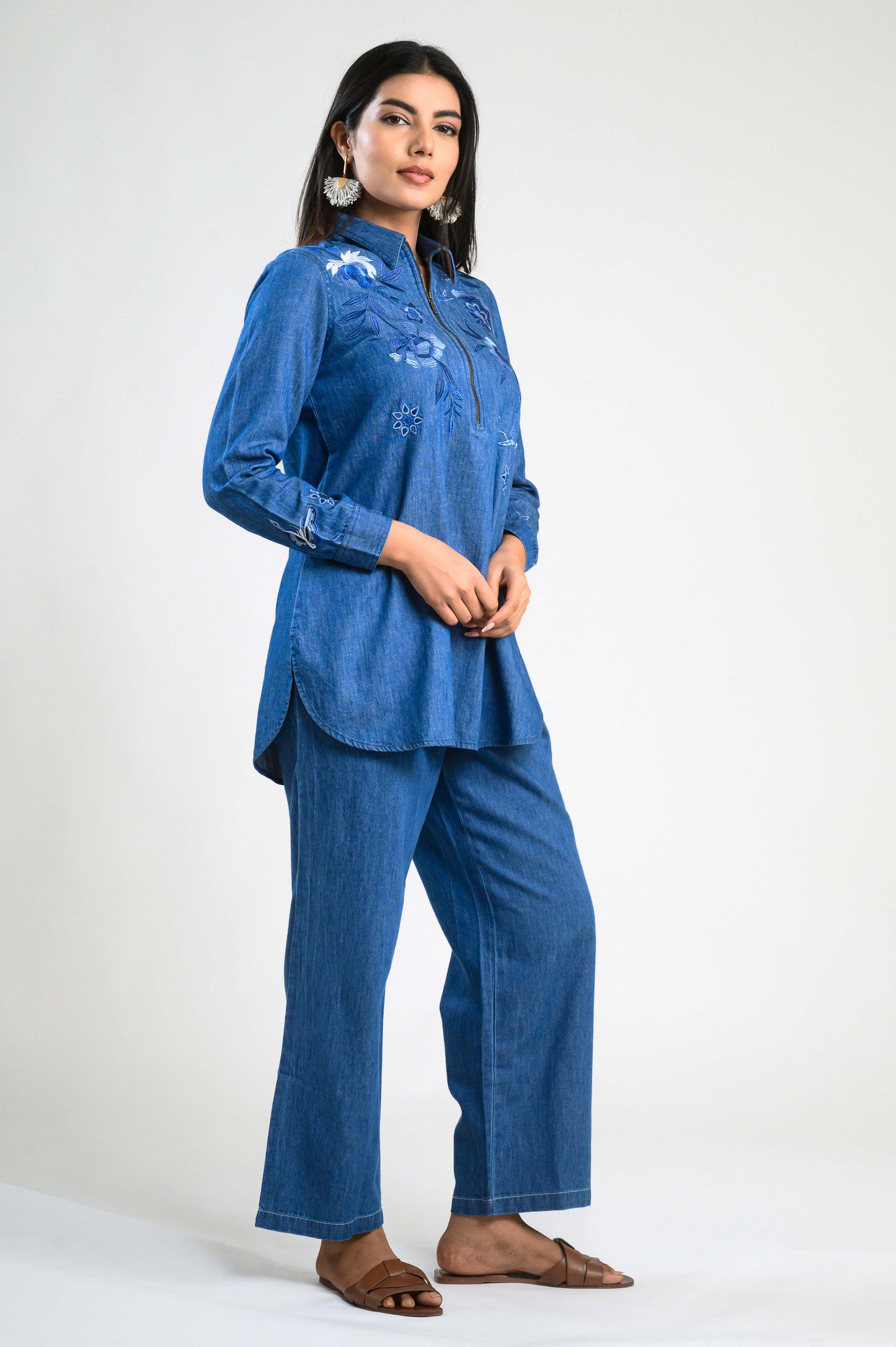 Edge & Embroidery Co-ord Set - Etiquette Apparel