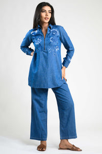 Edge & Embroidery Co-ord Set - Etiquette Apparel