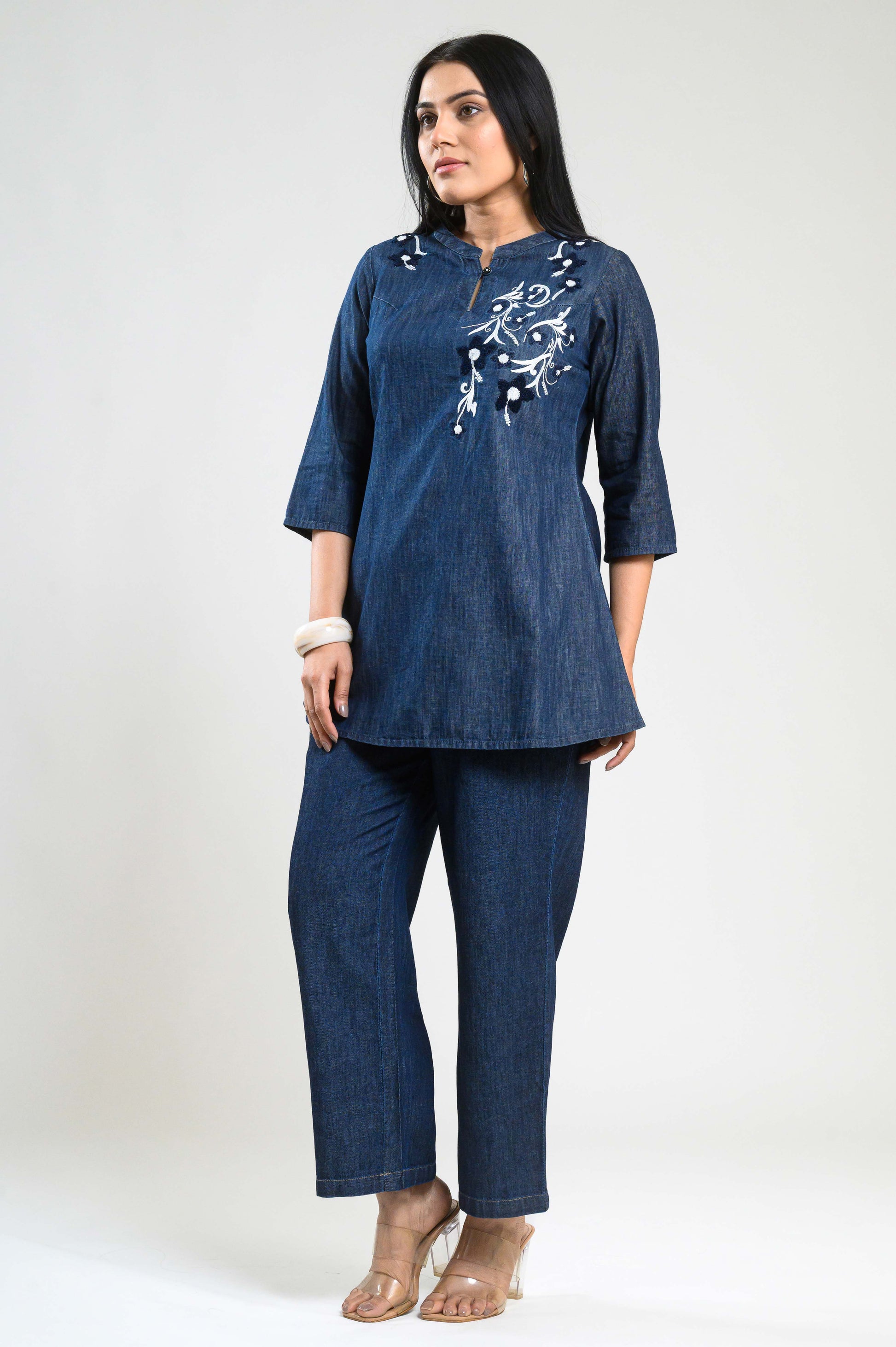 Product Carousel Image 4: Denim Delight Co-ord Set