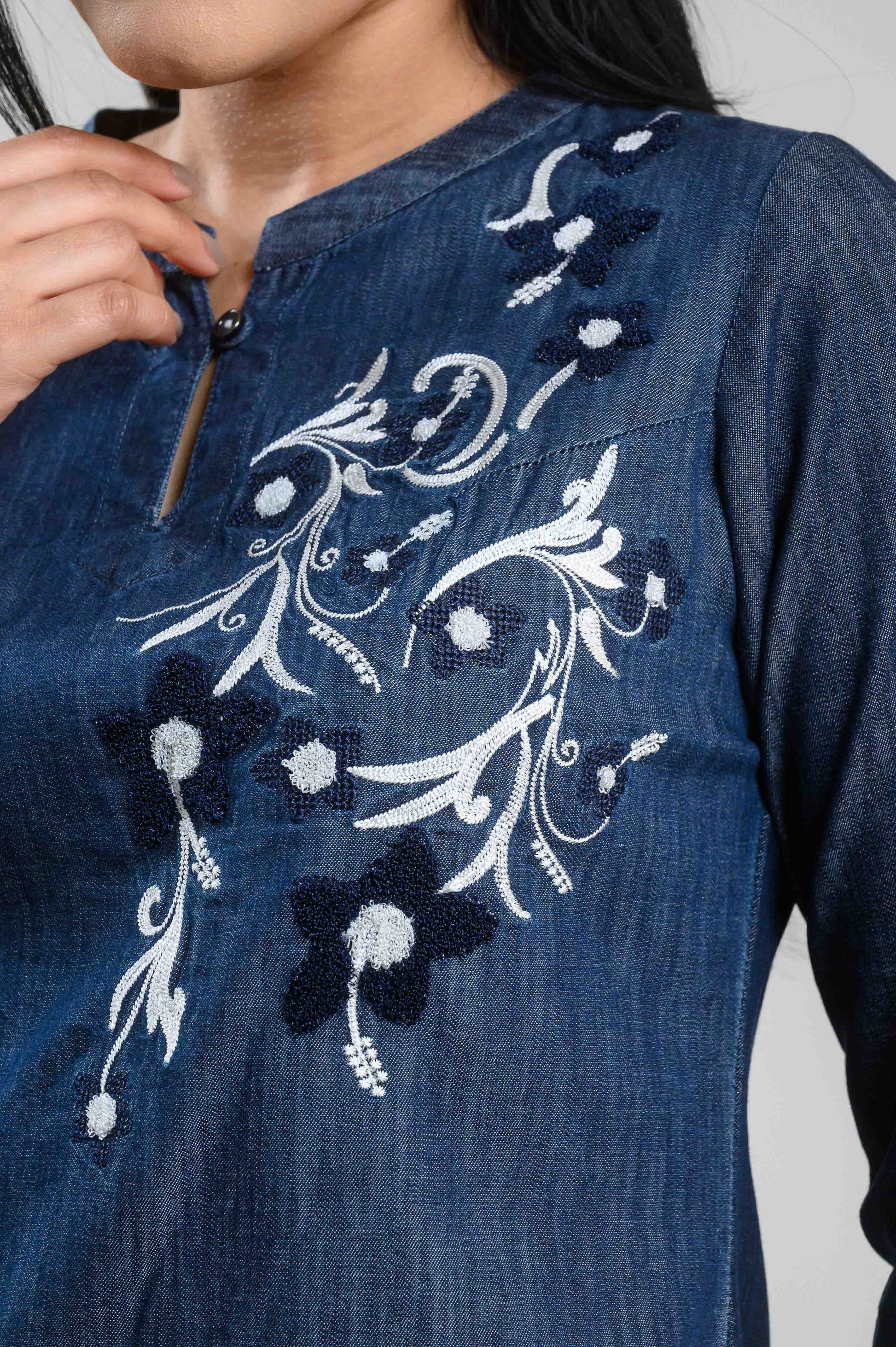 Product Carousel Image 2: Denim Delight Co-ord Set