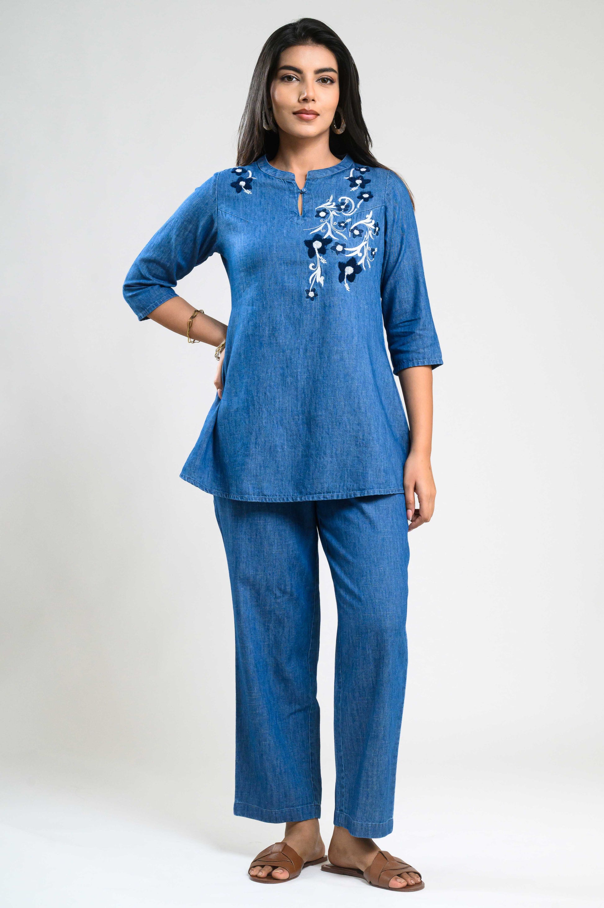 Product Carousel Image 9: Denim Delight Co-ord Set