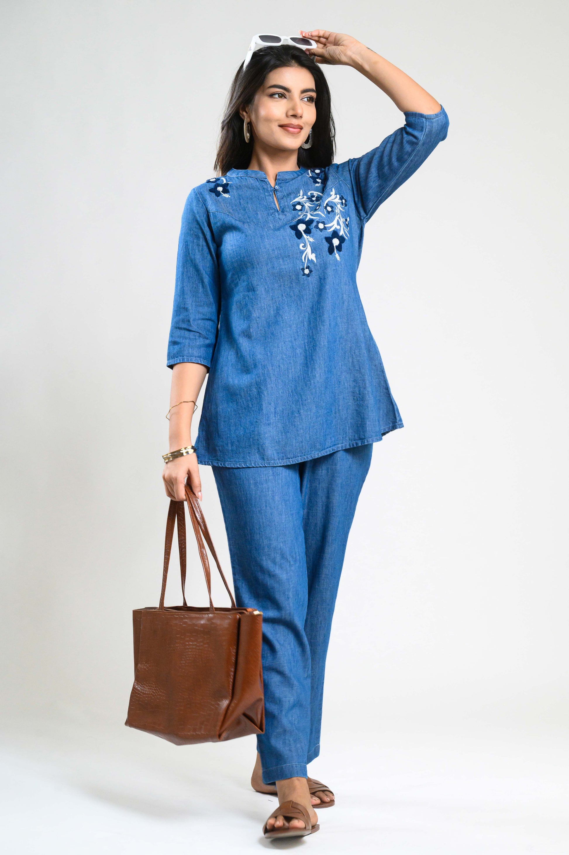 Product Carousel Image 7: Denim Delight Co-ord Set