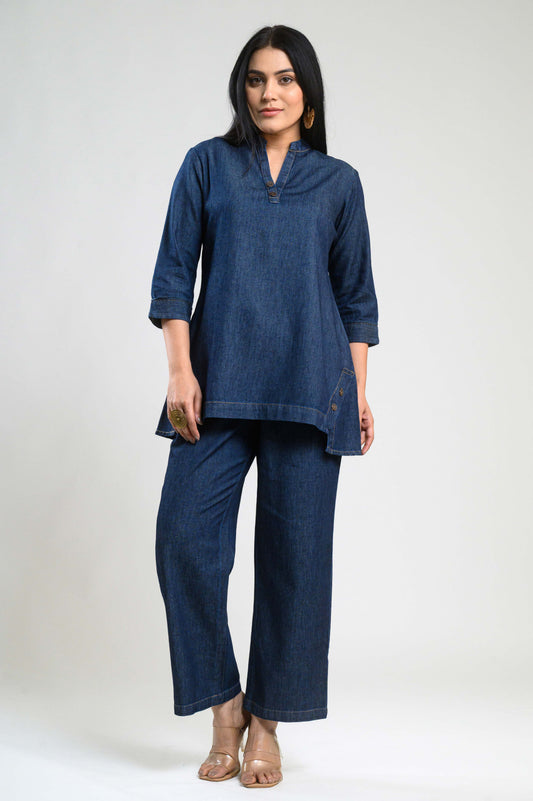 Denim Luxe Co-ord Set - Etiquette Apparel