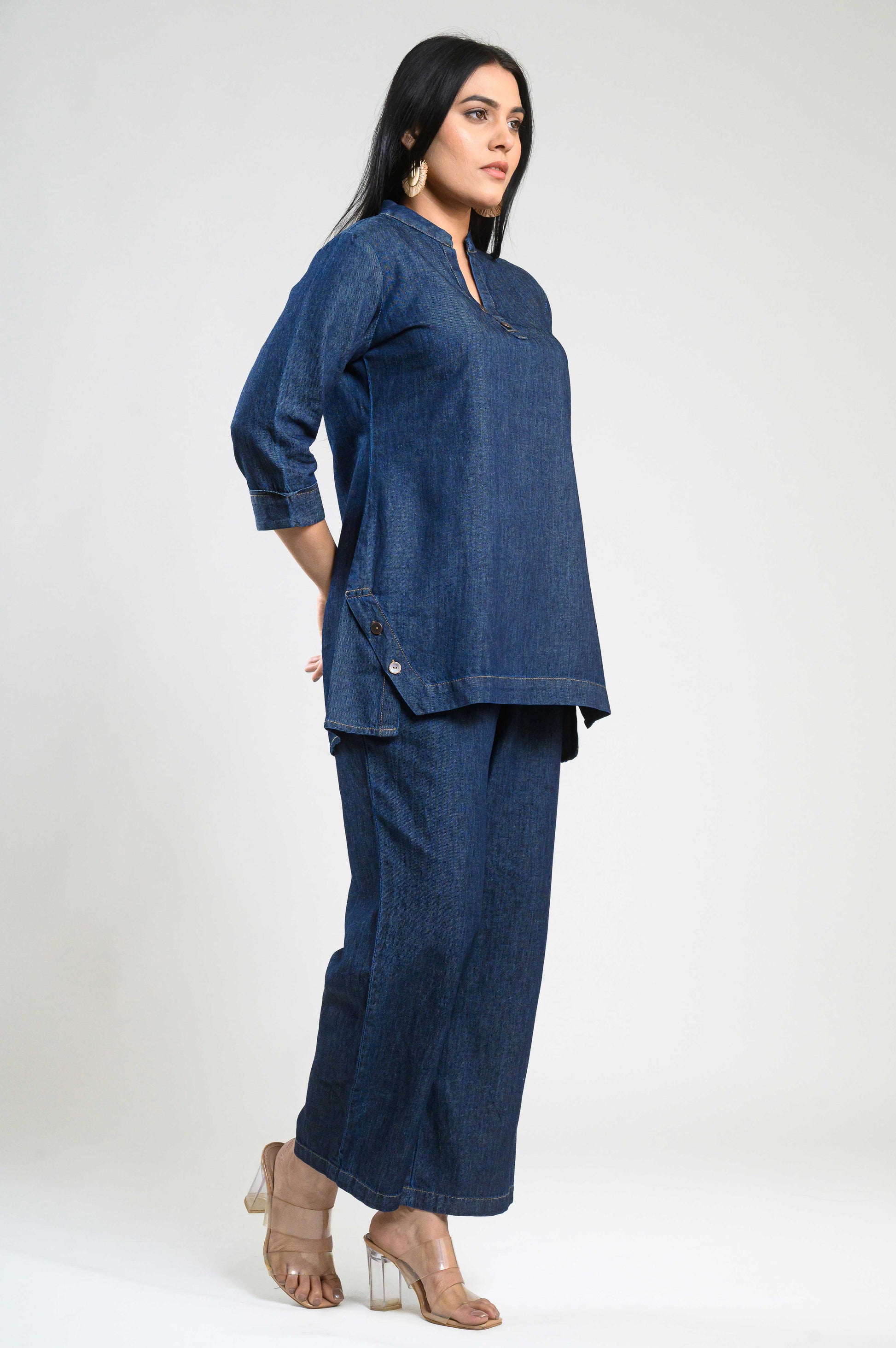 Product Carousel Image 2: Denim Luxe Co-ord Set