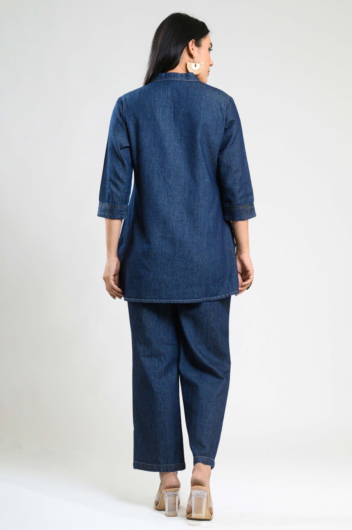 Denim Luxe Co-ord Set - Etiquette Apparel