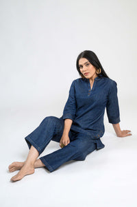Denim Luxe Co-ord Set - Etiquette Apparel