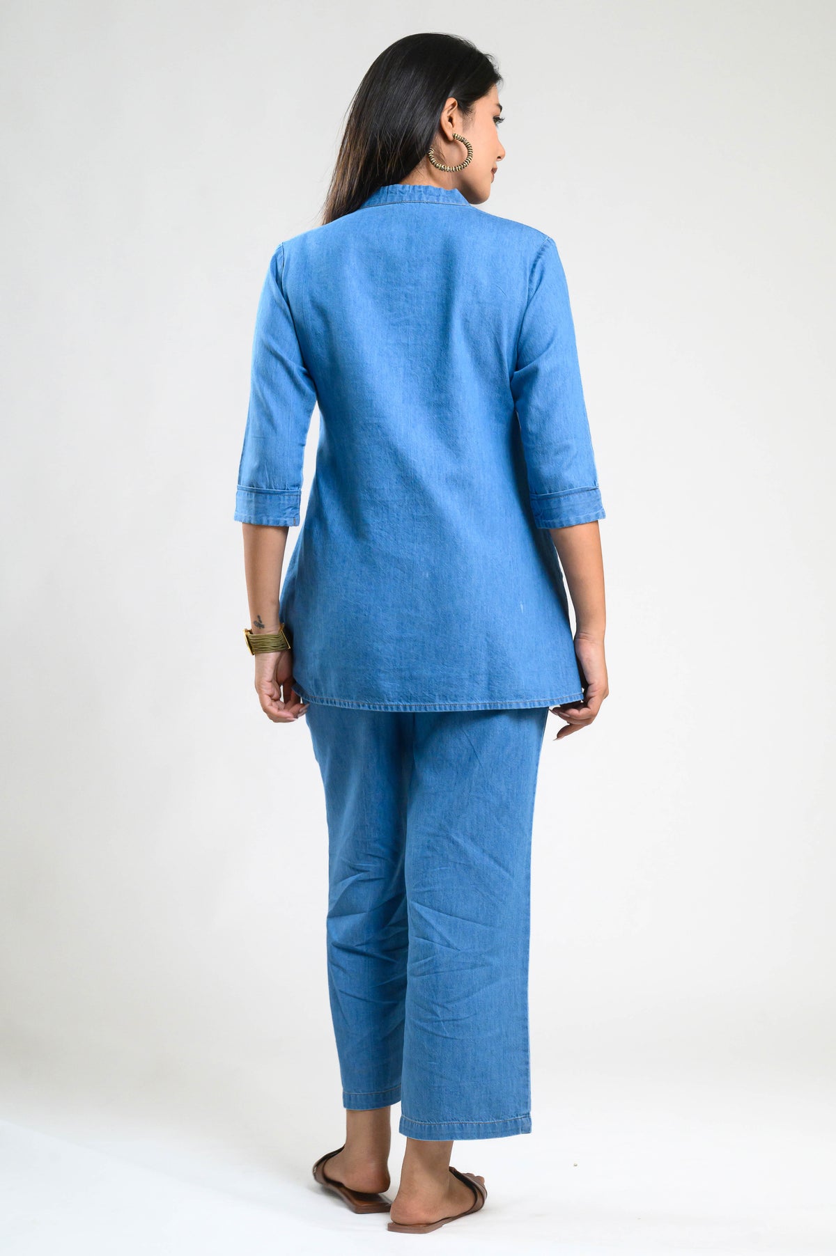 Denim Luxe Co-ord Set - Etiquette Apparel