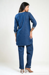 Denim on the go Co-ord Set - Etiquette Apparel